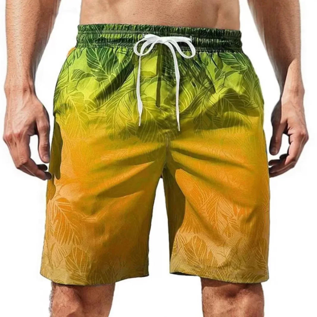 3D Anime Board Shorts - Quick-Dry Unisex Beach & Swimming Shorts for Men and Women