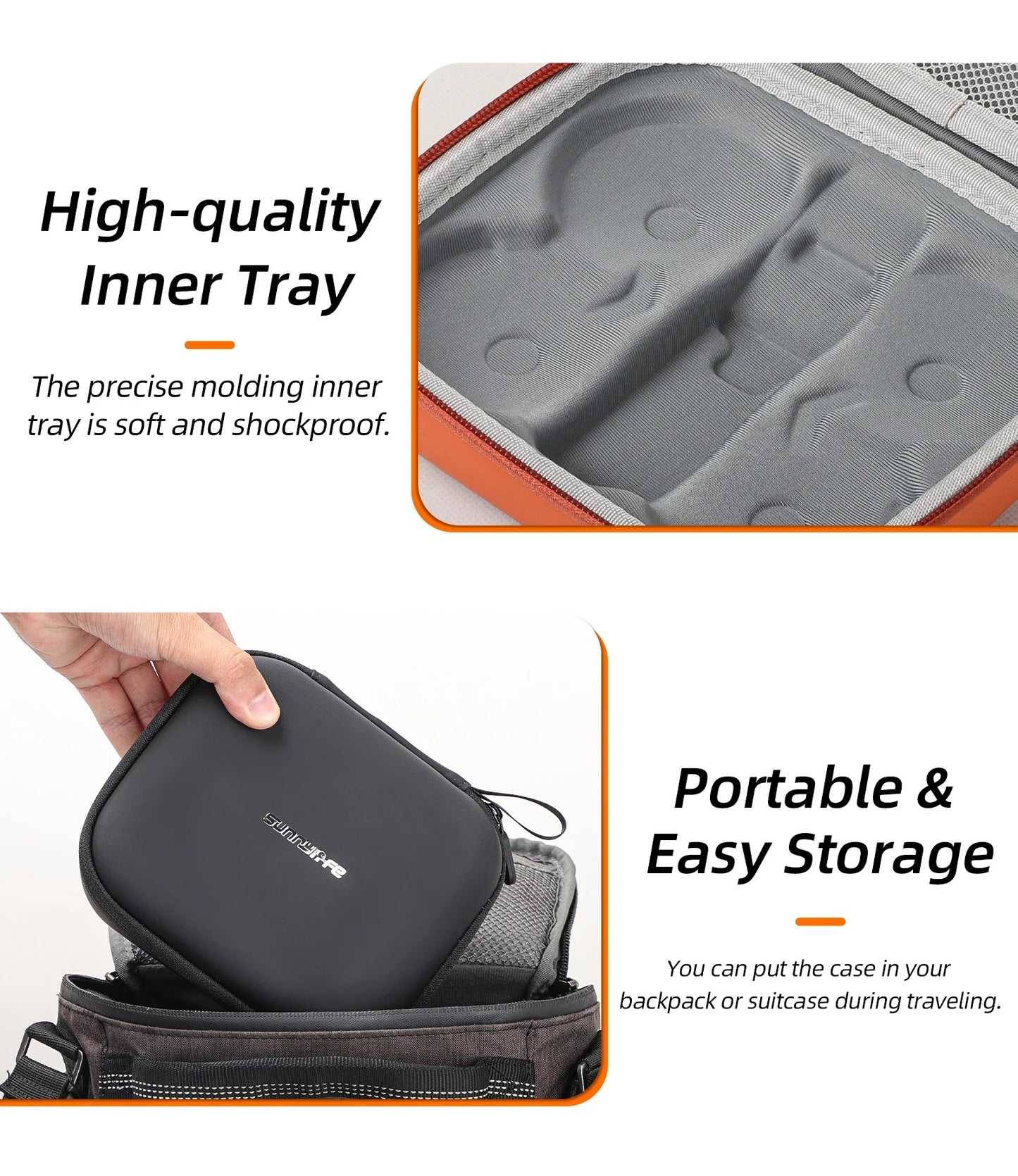 Portable Carrying Case for DJI Neo Drone – Hard PU Travel Storage Bag, Shockproof & Waterproof Protector for Accessories (2024)