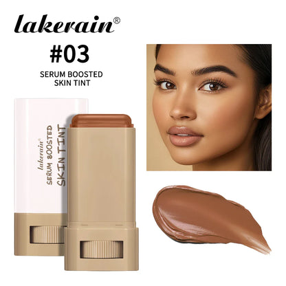 Waterproof Skin Tint Stick – Nourishing Tinted Foundation & Contour Balm for Face Makeup