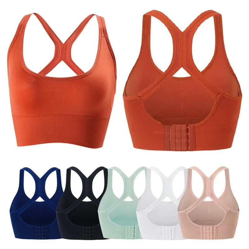 Wireless Sports Vest Bras for Women: Seamless Bralette with Pad, Push-Up Cotton Tops Lingerie - Sexy Female Brassiere Underwear