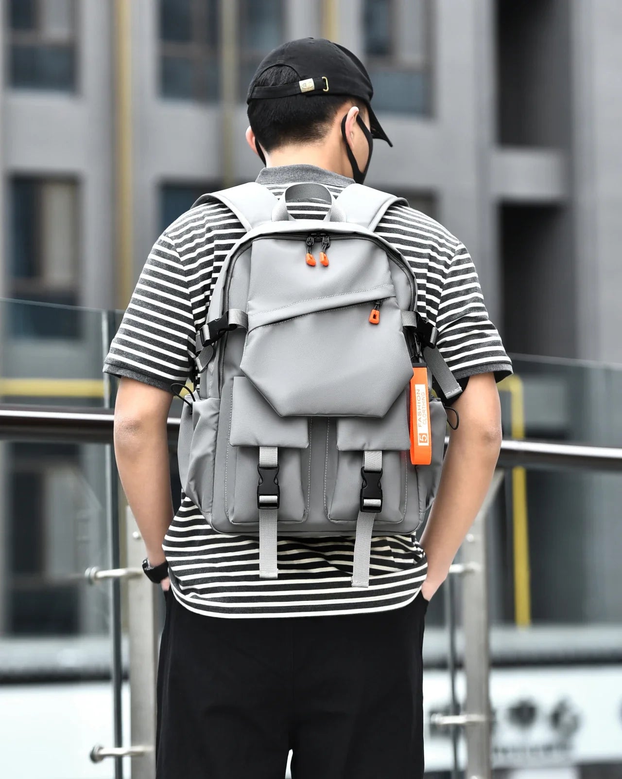 Luxury Men’s Backpack — High-Quality 15.6" Laptop Bag, Waterproof Travel & School Backpack, High-Capacity Fashion Bag