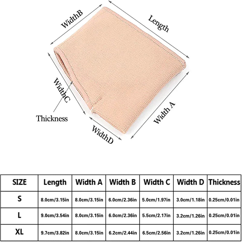 Metatarsal Pads 2pcs: Forefoot Gel Insoles for Ball of Foot Pain Relief - Soft Cushion Support for Women and Men