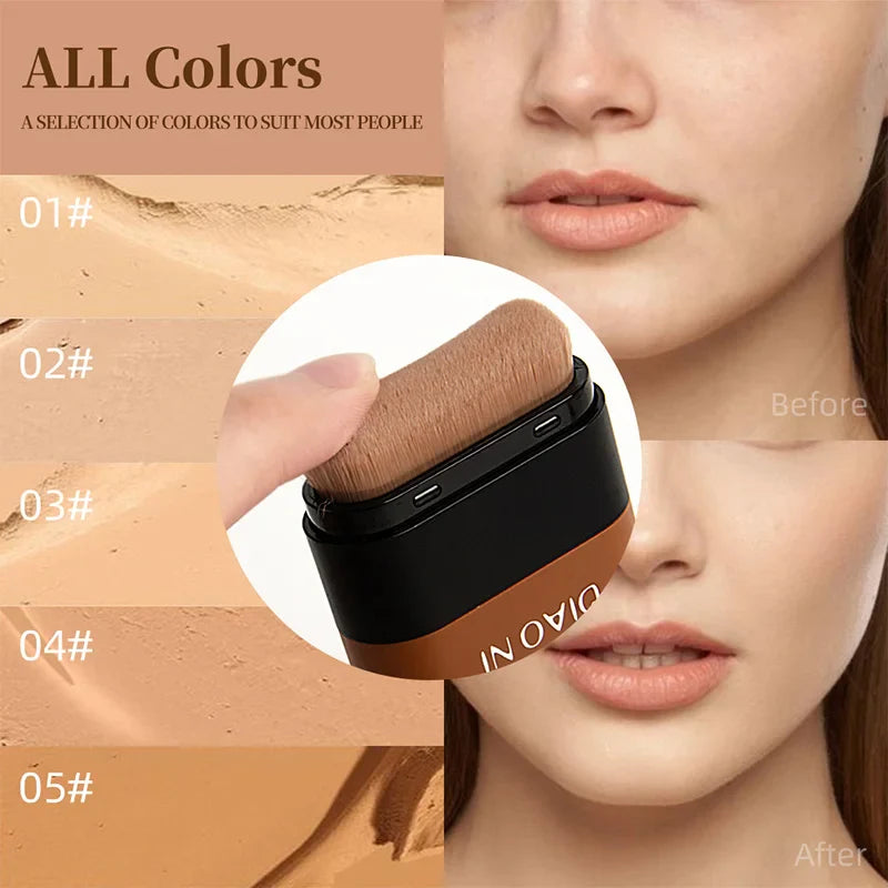 Eraser Foundation Stick – Velvet Moist Long-Lasting Liquid Concealer for Flawless Face Makeup