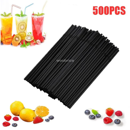 Multicolor Plastic Drinking Straws – Reusable Cola & Cocktail Straws for Bar, Party, Wedding, and Kitchen Use, Wholesale Pajitas