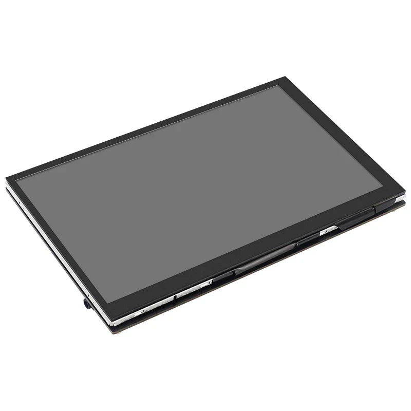 7 Inch Portable IPS Touch Screen Display – 1024x600 Monitor with Optional Speakers for Raspberry Pi 5/4B/3B+, Laptop, PC