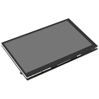 7 Inch Portable IPS Touch Screen Display – 1024x600 Monitor with Optional Speakers for Raspberry Pi 5/4B/3B+, Laptop, PC
