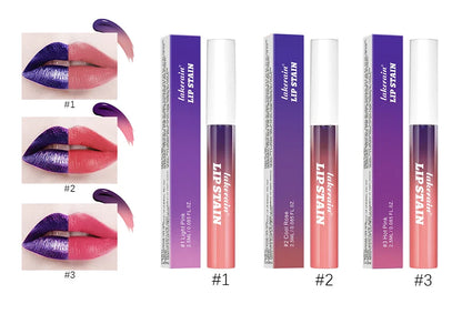 Blading Lip Gloss Peel & Stick Set – Long-Lasting, Waterproof, Pink, Transfer-Resistant Natural Lip Gloss for Women