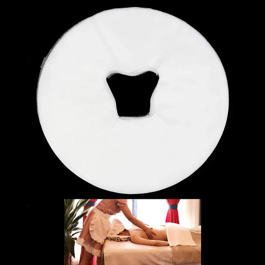 100pcs Disposable Massage Table Headrest & Face Cradle Covers – Pillow & Cushion Protectors