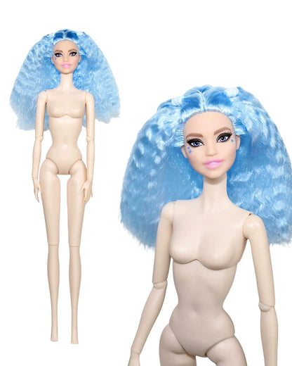 32cm Supermodel BJD Doll — Nude Fashion Princess with 12 Movable Joints, 1/6 Dress-Up Toy Limited Edition Gift