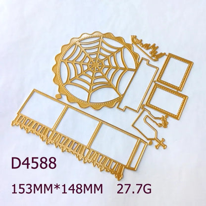 Halloween Pumpkin Basket Cutting Dies - DIY Metal Stencils for Scrapbooking, Cards & Paper Crafts