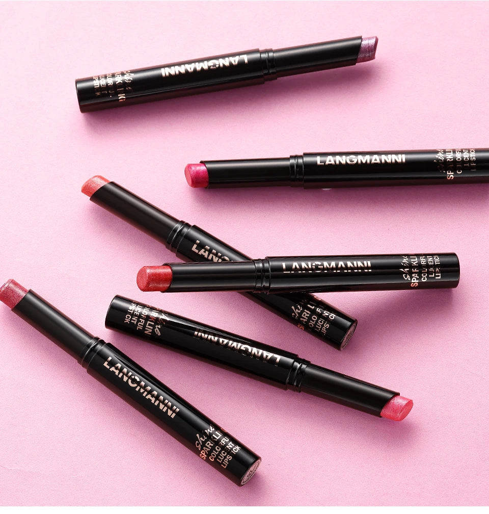 Diamond Pearlescent Lipstick – Waterproof, Long-Lasting Matte Velvet Lipstick with Non-Stick Shine for Sexy Red Lips          Ask ChatGPT