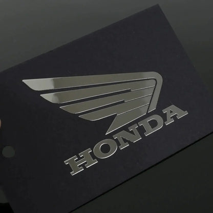 Waterproof Motorcycle Helmet Sticker – Silver and Gold Modification Decoration for Honda, Ideal Gift for Car Enthusiasts