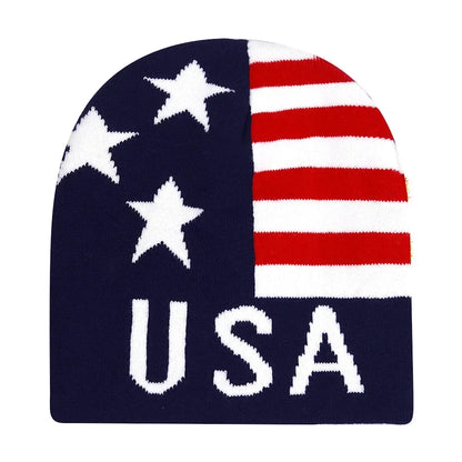Y2K Letter Knitted Beanie Cap – Unisex Winter Autumn Warm Ski Skullcap, Hip Hop Streetwear Ear Cover Hat for Men & Women