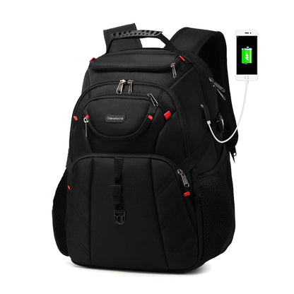 17-Inch Travel Laptop Backpack with USB - Waterproof Durable Business and University Backpack for Men and Women