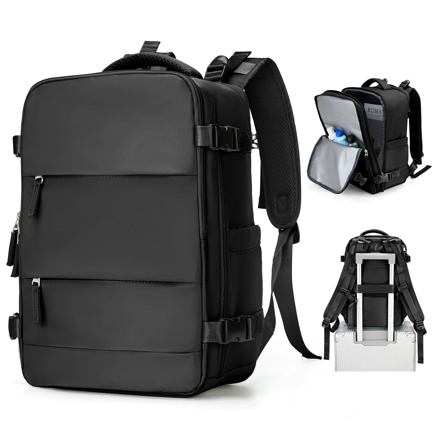 Travel Backpack 40x20x25cm – Cabin Bag for Ryanair, Airplane Carry-On, School, Laptop & Leisure, Women & Men