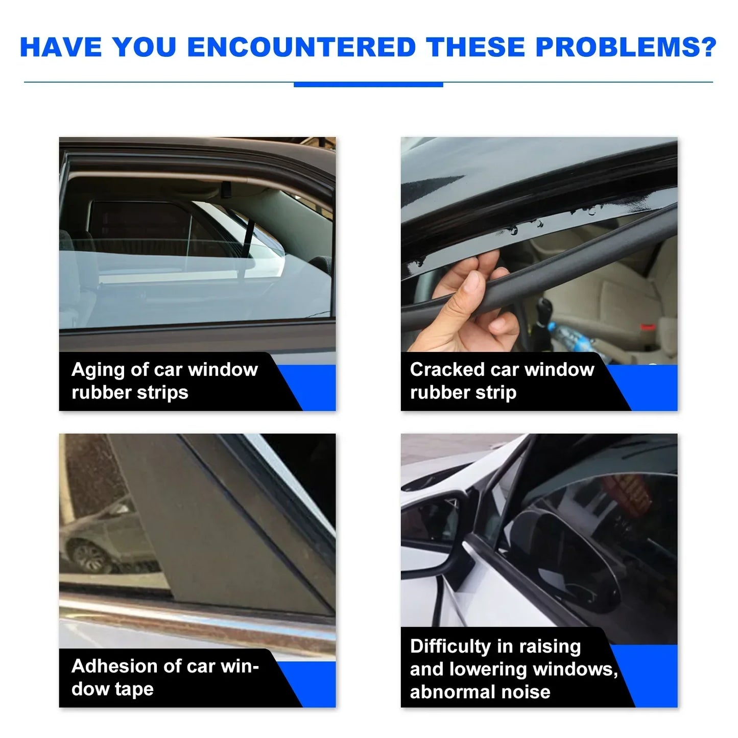 60ml Car Window & Door Rubber Lubricant | Softening Maintenance for Noise-Free Operation