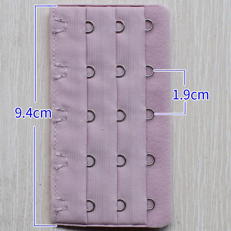 2PCS/4PCS Strap Extender Set – 3-Hook, 5-Row Adjustable Candy Color Bra Extenders for Women