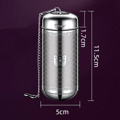 Stainless Steel Tea Infuser & Spice Strainer - Locking Mesh Ball Filter for Tea & Seasoning