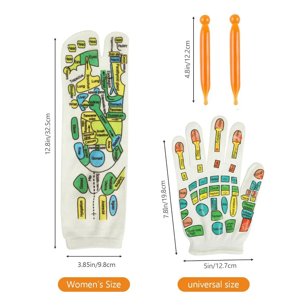Acupressure Foot Massage Socks – Reflexology & Physiotherapy for Tired Feet Relief