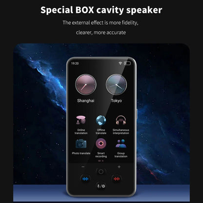 S85 Pro Language Translator Device – 138 Languages, Voice & Video Recording, Offline Translation, 8GB, 2000mAh