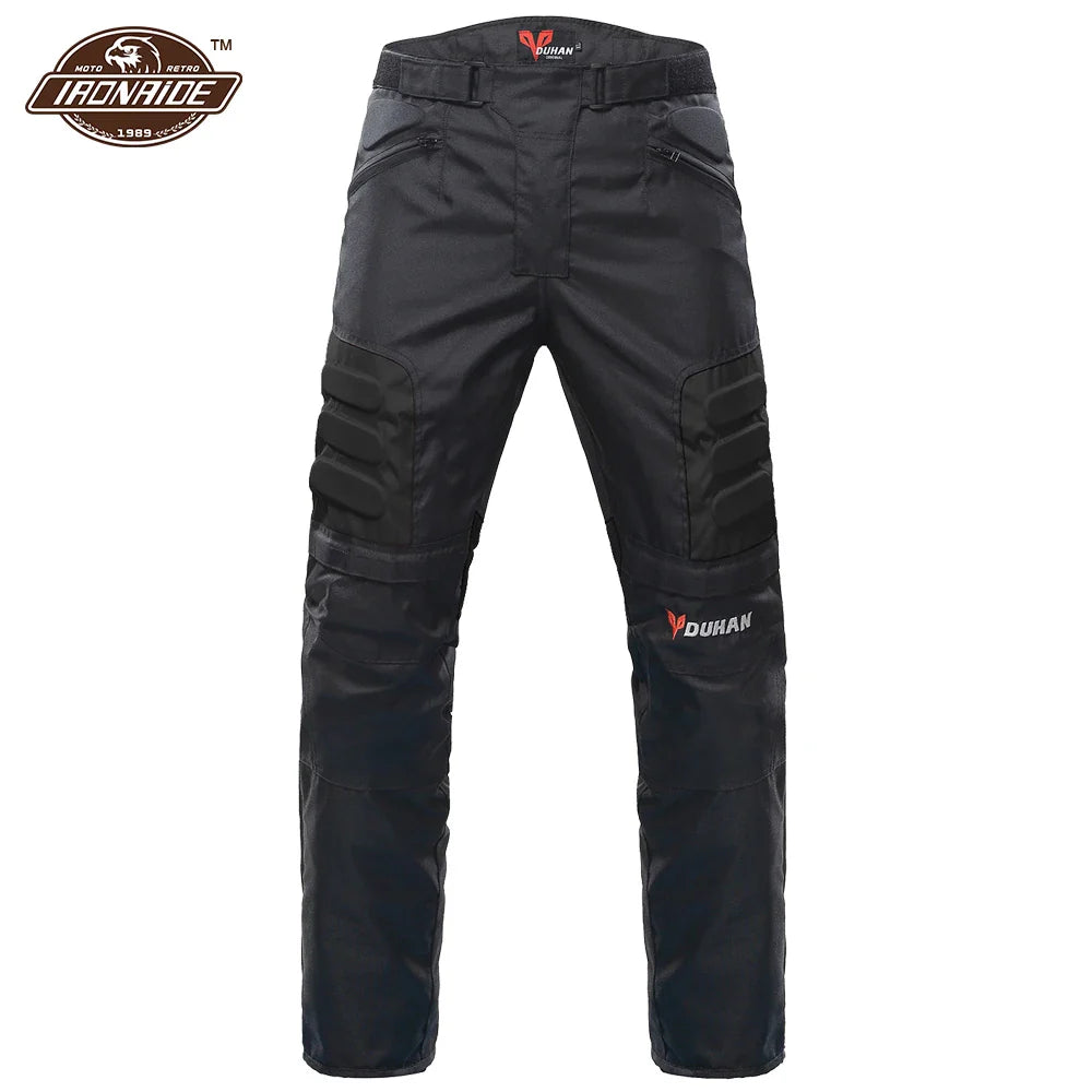 DUHAN Windproof Motocross Jacket & Pants for Men – Wear-Resistant Motorcycle Gear with Body Armor, Winter Moto Clothing