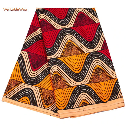 African Ankara Wax Print Fabric - Retro Double Print Patchwork Sewing Material for DIY Clothing