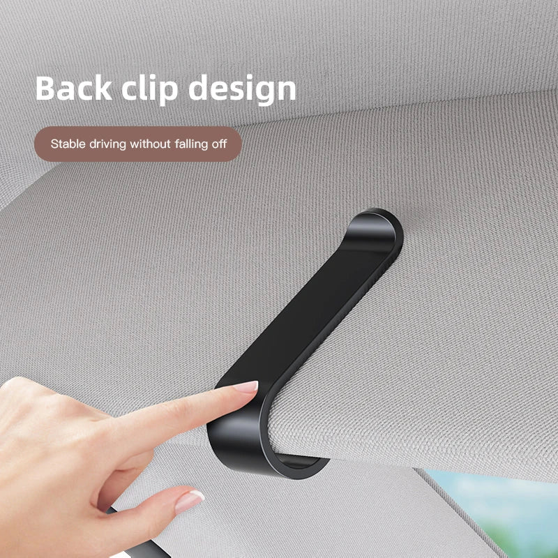 Universal Car Sunglasses Holder Clip – Auto Glasses Storage Organizer Accessory for Subaru XV Forester WRX BRZ & More Models