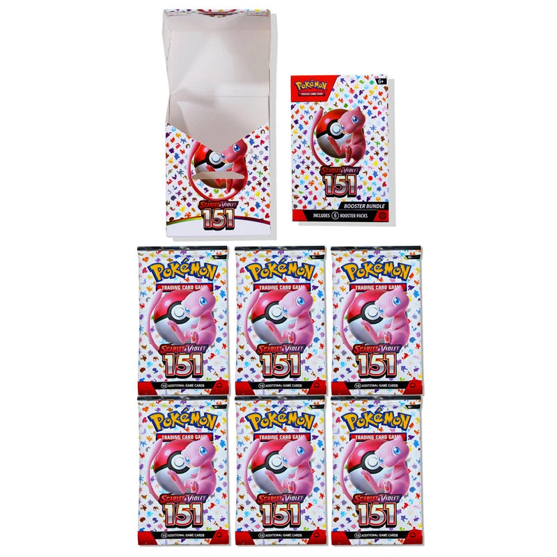 Pokemon V10 Booster Bundle - Destined Rivals, Prismatic Evolutions, Scarlet & Violet 151 English Trading Cards Gift Set