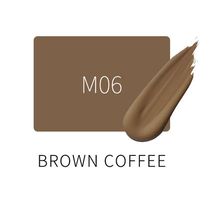 AIMOOSI 18-Color Eyebrow Micropigmentation Pigment — Semi-Permanent Organic Tattoo Ink for Eyeliner & Makeup Supplies