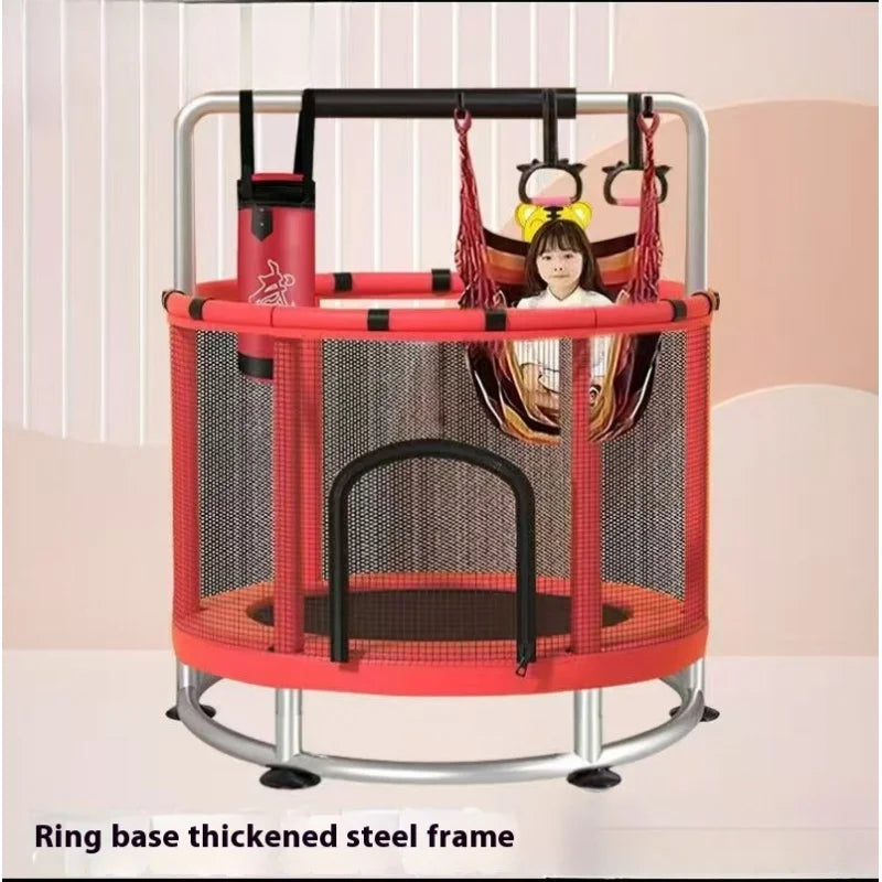 Indoor Trampoline for Kids – Home Use Jumping Bed for Children Aged 3-10