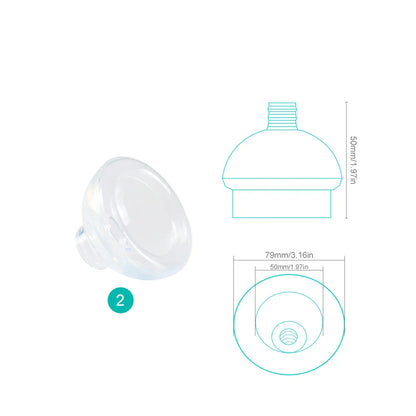 Cat & Dog Aerosol Chamber Inhaler — Portable Pet Spacer with Breathing Indicator Silicone Mask for Veterinary Use