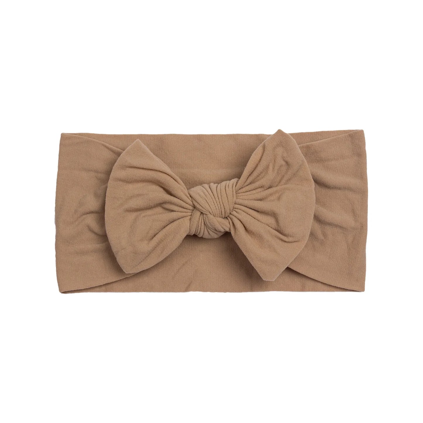Baby Girls Rabbit Ear Bow Headband – Soft Knot Hairband for Newborns, Infants & Toddlers Photo Props