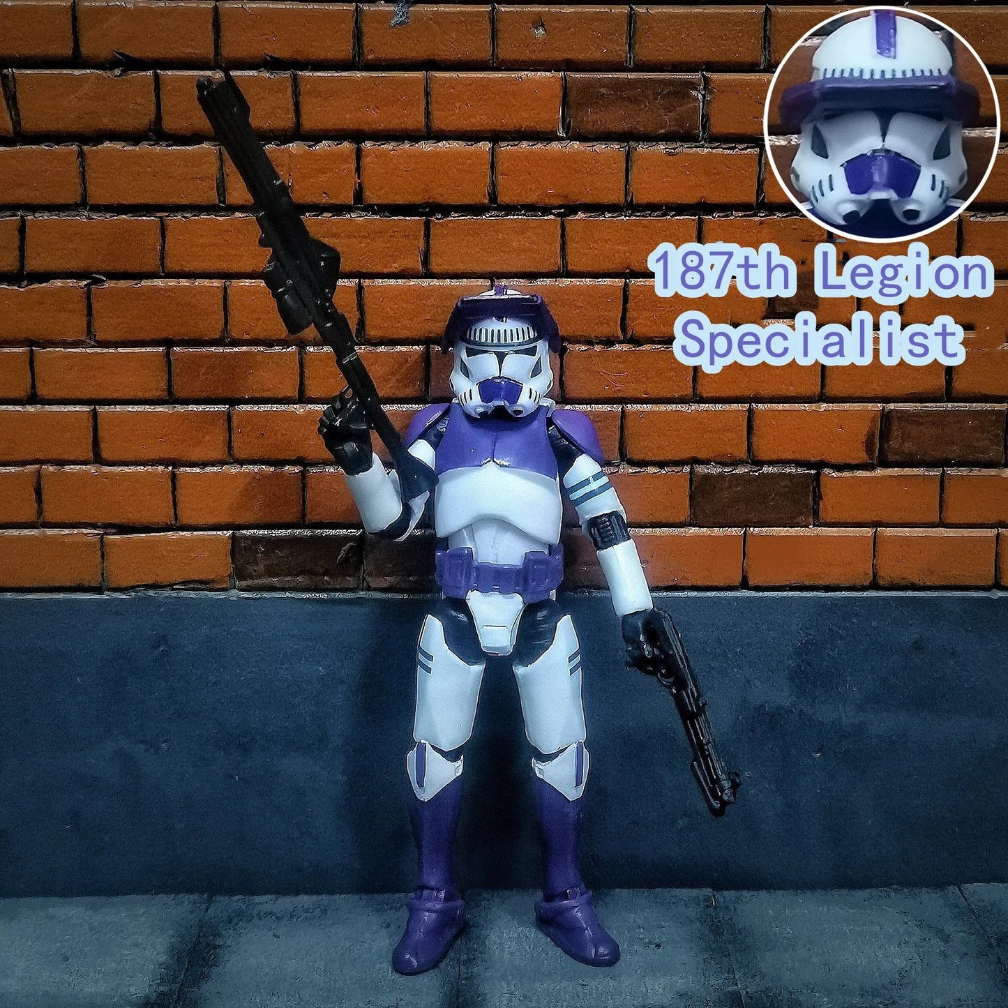 Star Wars 3.75" Clone Trooper Action Figure — 1/18 501st & 187th Legion REX ARF P1/P2 Toy Model