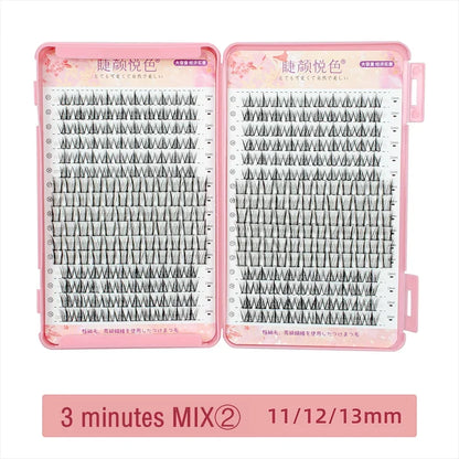32 Rows Individual Eyelash Extensions – Professional Cluster Lashes for Grafting, Large Capacity by Flowerknow