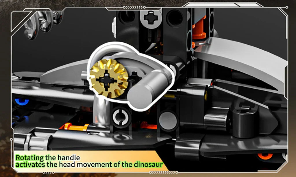 Mechanical Animal Building Blocks – T-Rex, Whale, Parrot, Devil Ray & Shark Model with Lights for Kids & Adults