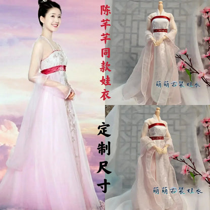 30cm 1/6 Scale Hanfu Doll – TV Drama Female Lead Figure with Costume Set for 12-Inch Bodies