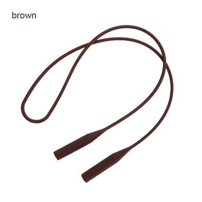 Silicone Eyeglasses Strap - Elastic Anti-Slip Sports Band, Sunglasses Chain & Cord Holder String Ropes