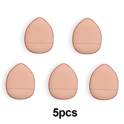 5/10PCS Mini Finger Puff Sponges – Small Air Cushion Makeup Applicators for Foundation & BB Cream