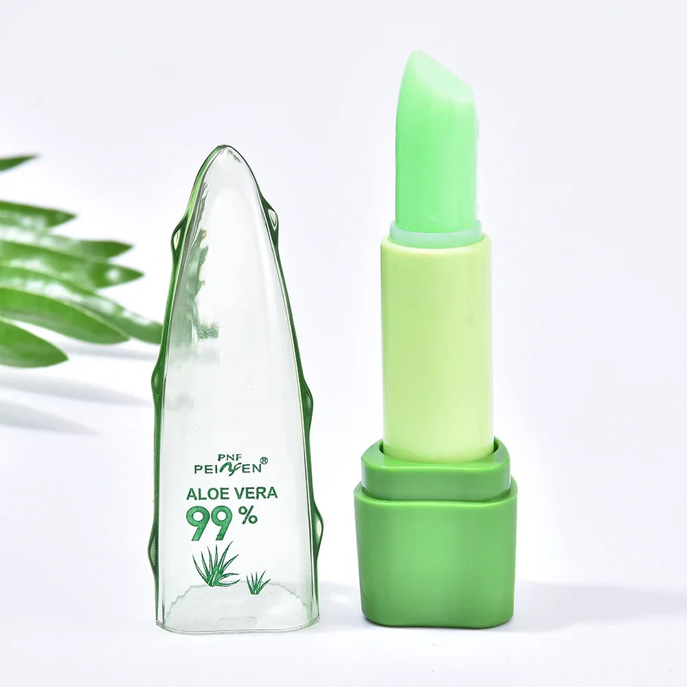 Aloe Vera Magic Lip Balm – Color Changing, Natural Moisturizing Lipstick with Safe, Nutritious Ingredients