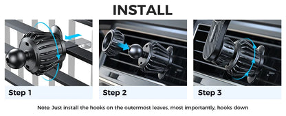 Joyroom Magnetic Car Phone Holder – Universal Strong Air Vent Mount for iPhone, Samsung, LG, Google Pixel