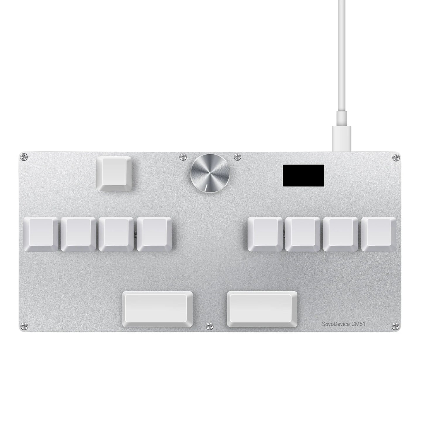 CM51 SayoDevice Rapid Trigger Magnetic Switch Keyboard with Knob & Screen – OUTEMU/Gateron Switch Gaming Macropad for OSU & DJMAX Shortcuts