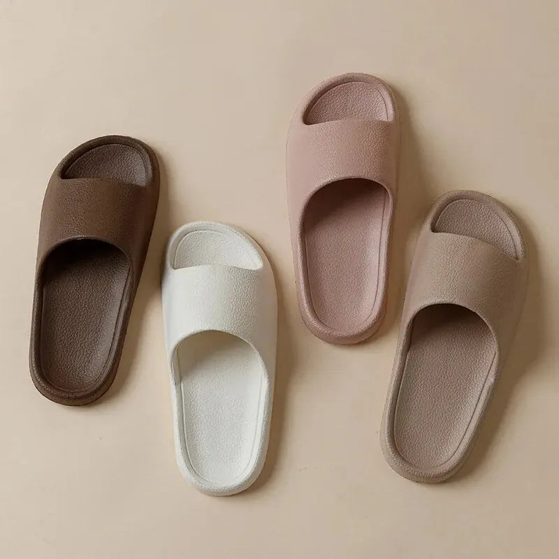 Women’s EVA Fashion Slippers – Lightweight Massage Comfort Flat Indoor Bathroom Slides & Shower Shoes for Couples Summer Wear