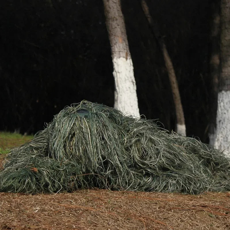 3D Camouflage Ghillie Hunting Suit | 5-Piece Withered Grass Camouflage Set