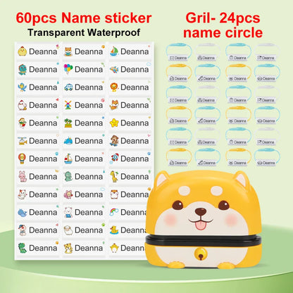 149pcs Personalized Name Stamp Set – Waterproof, Non-Fading Baby & Kindergarten Engraved Seals, Perfect Student Gift
