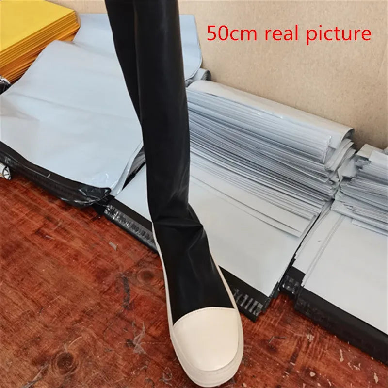 Women’s Over The Knee Winter Boots - Sexy Thigh High Casual Black Boots for Autumn & Winter Wear