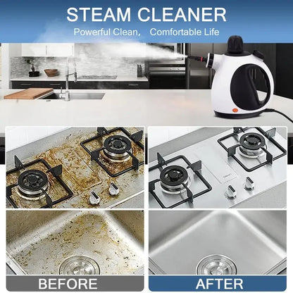 KOITAT Handheld Steam Cleaner – Multipurpose Portable Steamer for Home with 10-Piece Accessory Kit