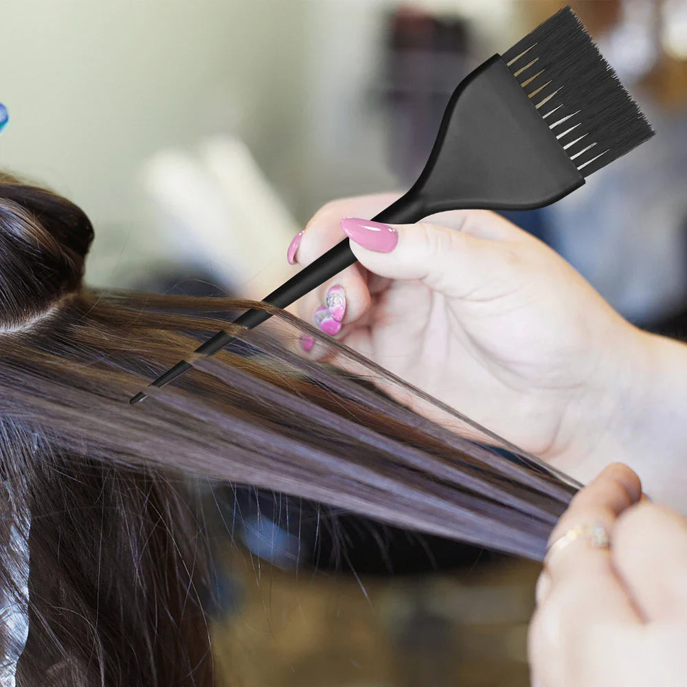 Arc-Shaped Dye Hair Brush – Non-Slip Salon Color Cream Applicator & Hair Coloring Dust Styling Accessory
