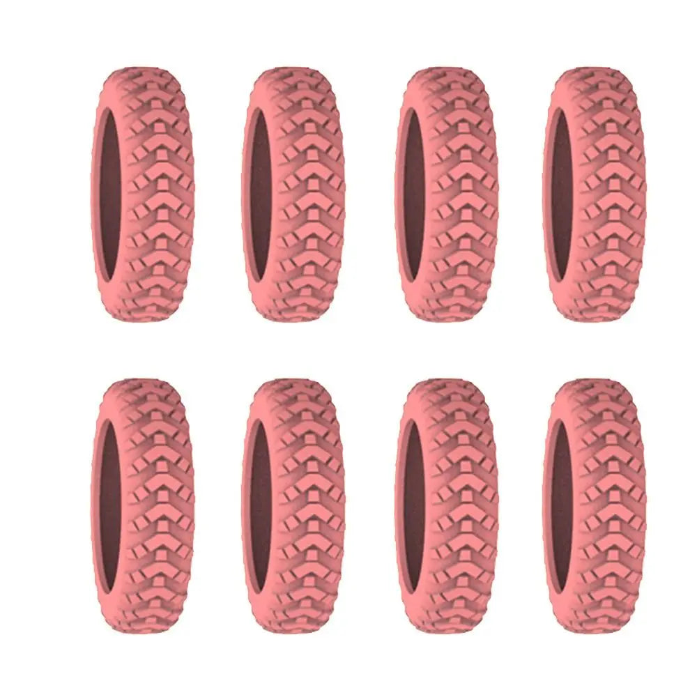 8pcs Travel Luggage Wheel Covers | Silicone Casters Protection for Suitcase, Noise-Reducing