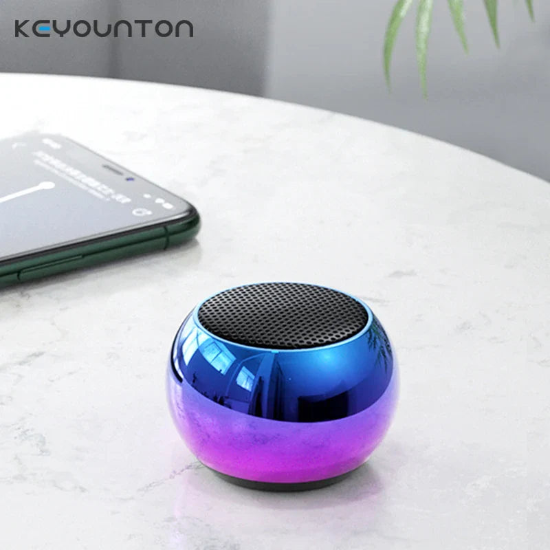 Metal Mini Wireless Bluetooth Speaker — HiFi Portable Subwoofer with Super Bass Stereo for Mobile, PC & Music Playback