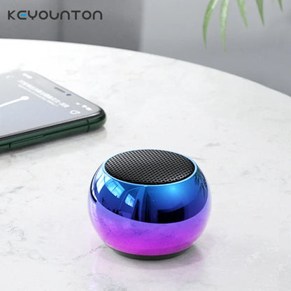 Metal Mini Wireless Bluetooth Speaker — HiFi Portable Subwoofer with Super Bass Stereo for Mobile, PC & Music Playback